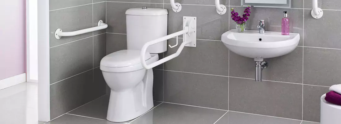 Modern Handicap Bathroom Solutions with Safety Features in Lealman, FL